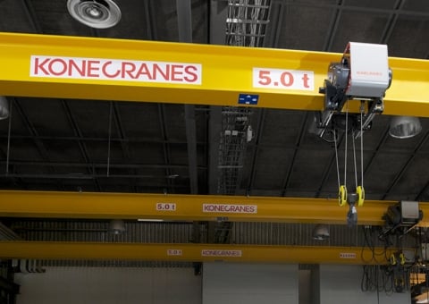 尤文图斯官方区域合作伙伴科尼起重机在设备中起升