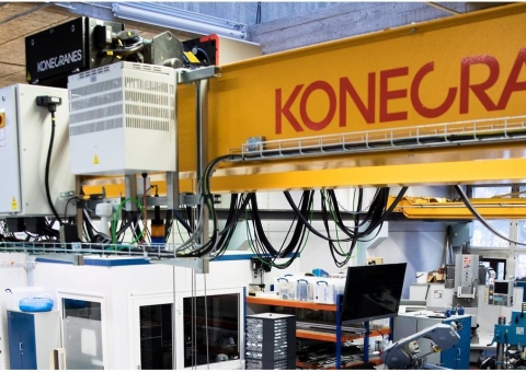 Konecranes CXT NEO-based crane enables industrial internet research at Aalto University