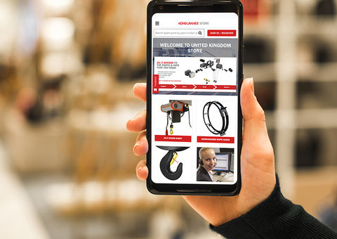 Konecranes STORE on mobile