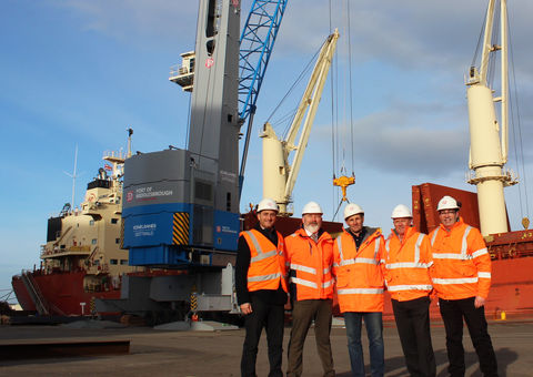 Successful hand-over of the Konecranes Gottwald Model 5 Mobile Harbor Crane