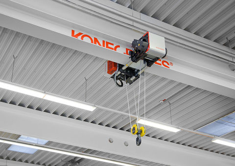 Overhead crane underhung