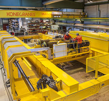 尤文图斯官方区域合作伙伴科尼技术人员进行起重机现代化改造